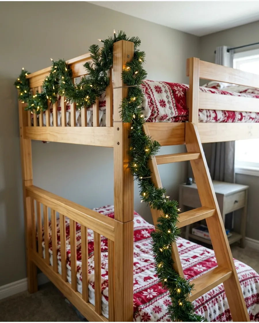 83. Christmas Bunk Bed Bedroom