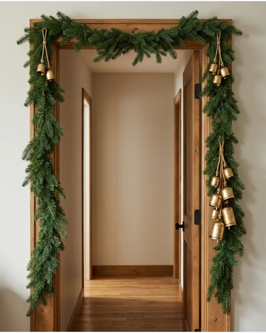 31. Christmas Bell Doorway Garland