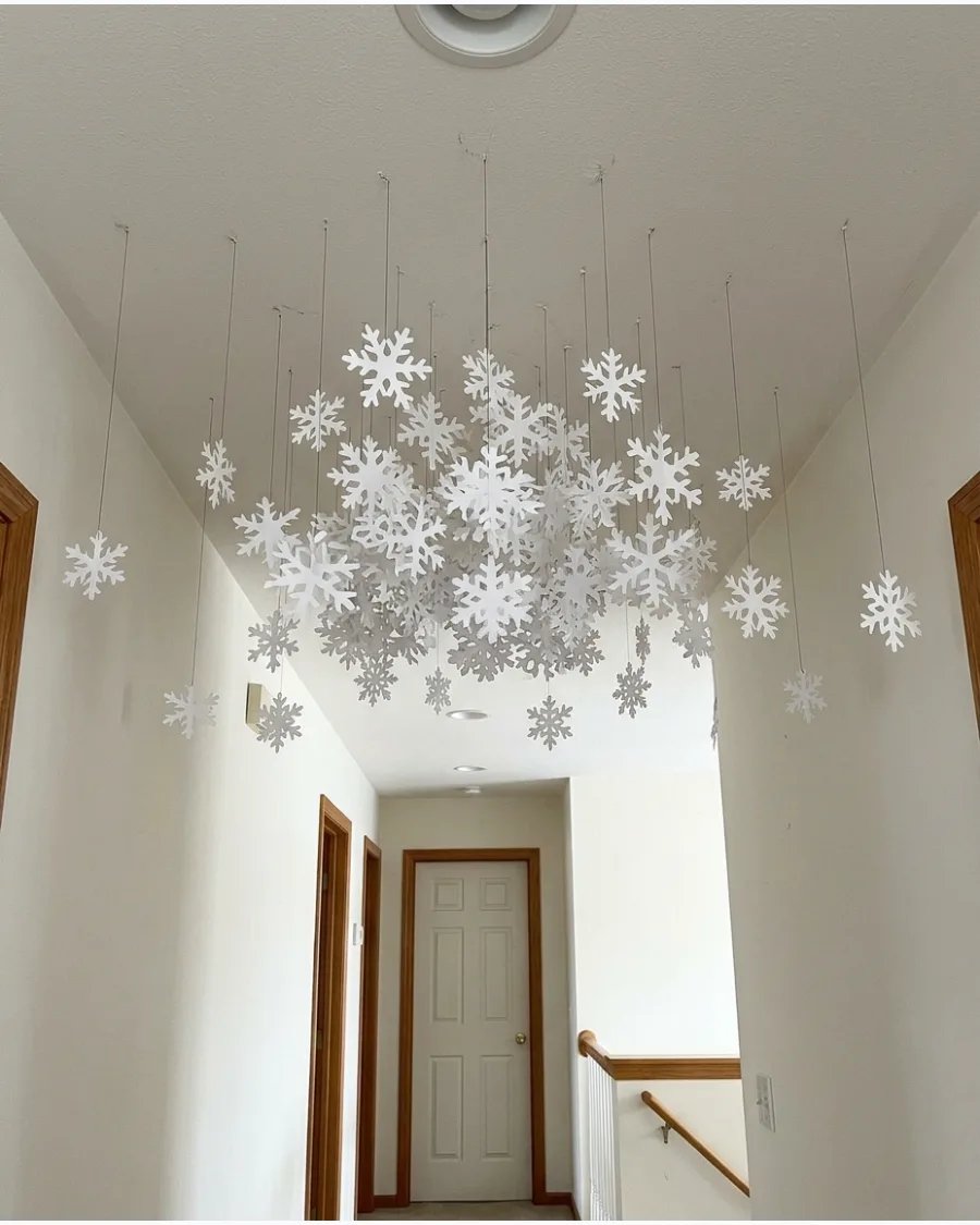 13. Snowstorm Christmas Ceiling