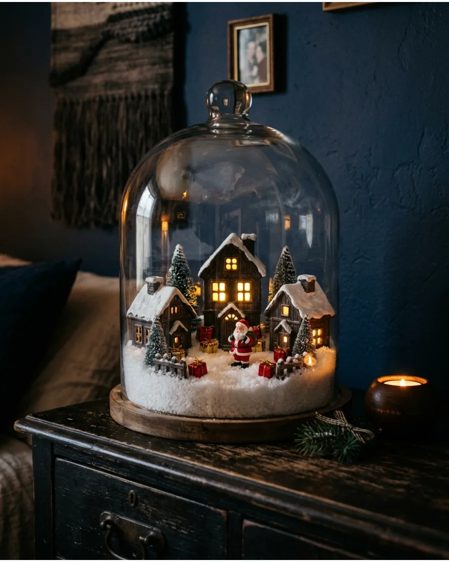 10. Christmas Eve Village Cloche