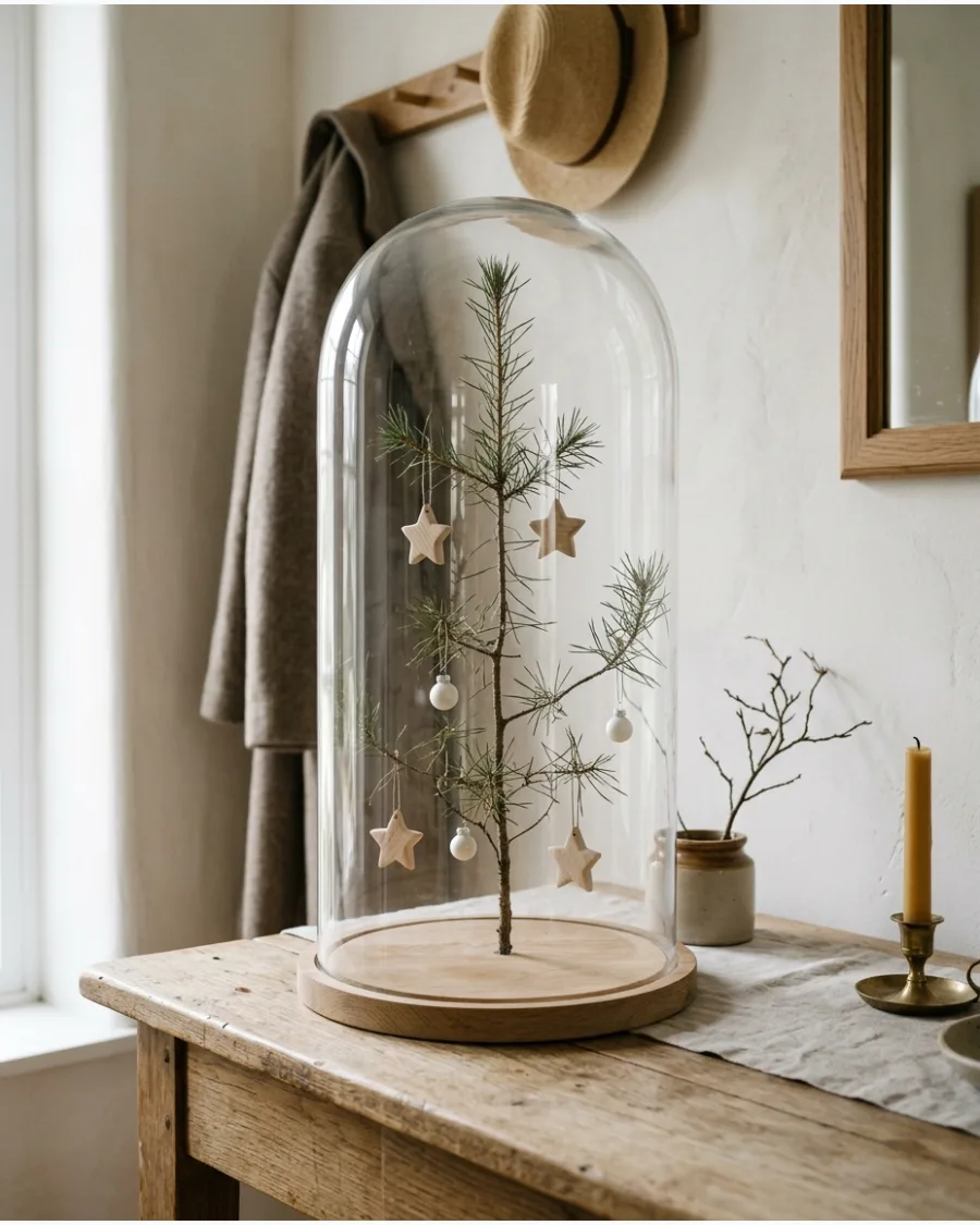 18. Scandinavian Christmas Tree Cloche