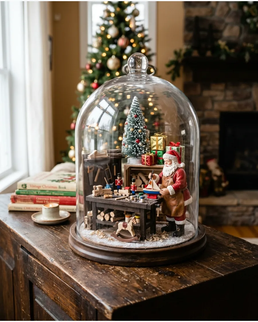 29. Santa's Workshop Cloche