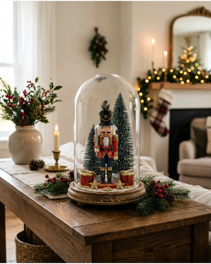 30. Nutcracker Christmas Cloche