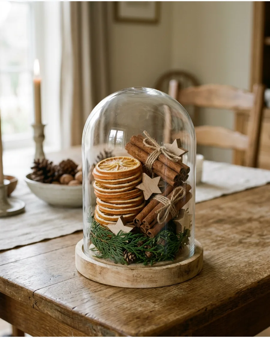 37. Dried Orange Christmas Cloche