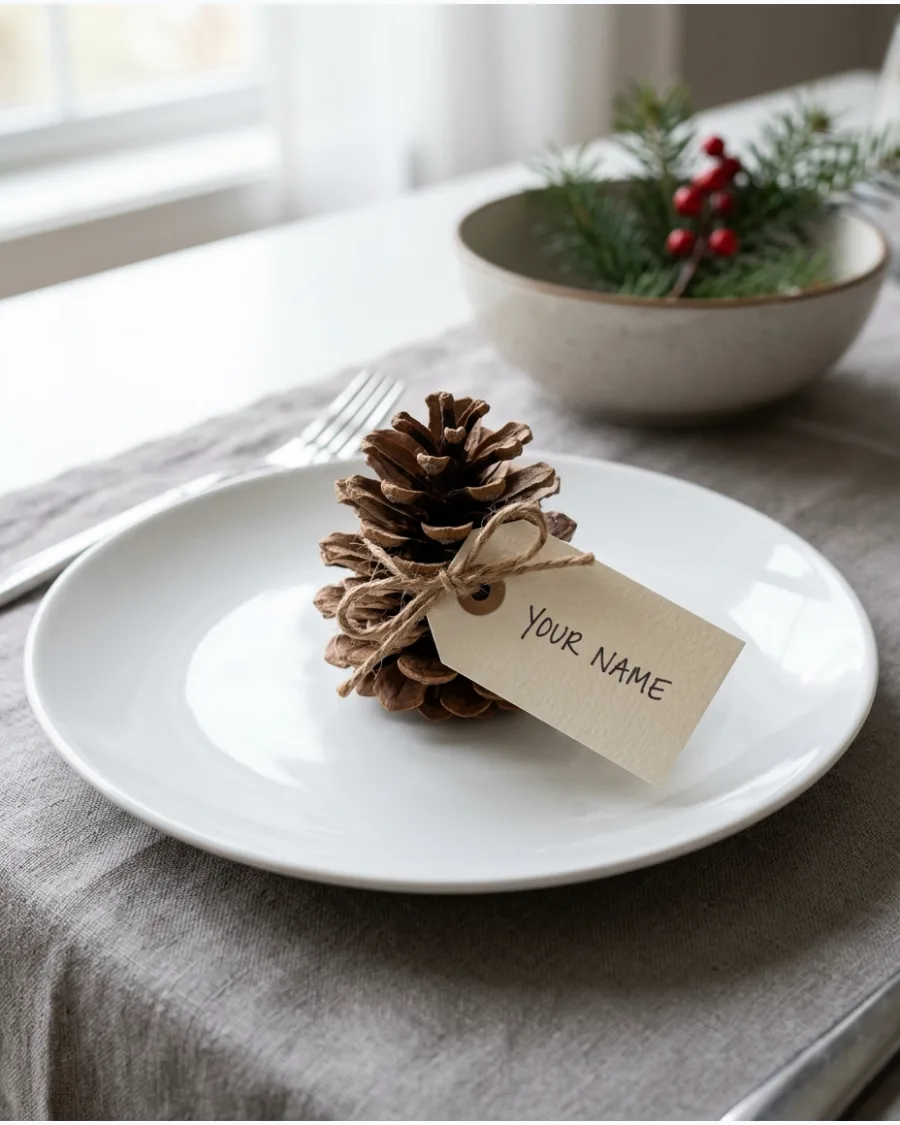29. Personalized Christmas Place Cards