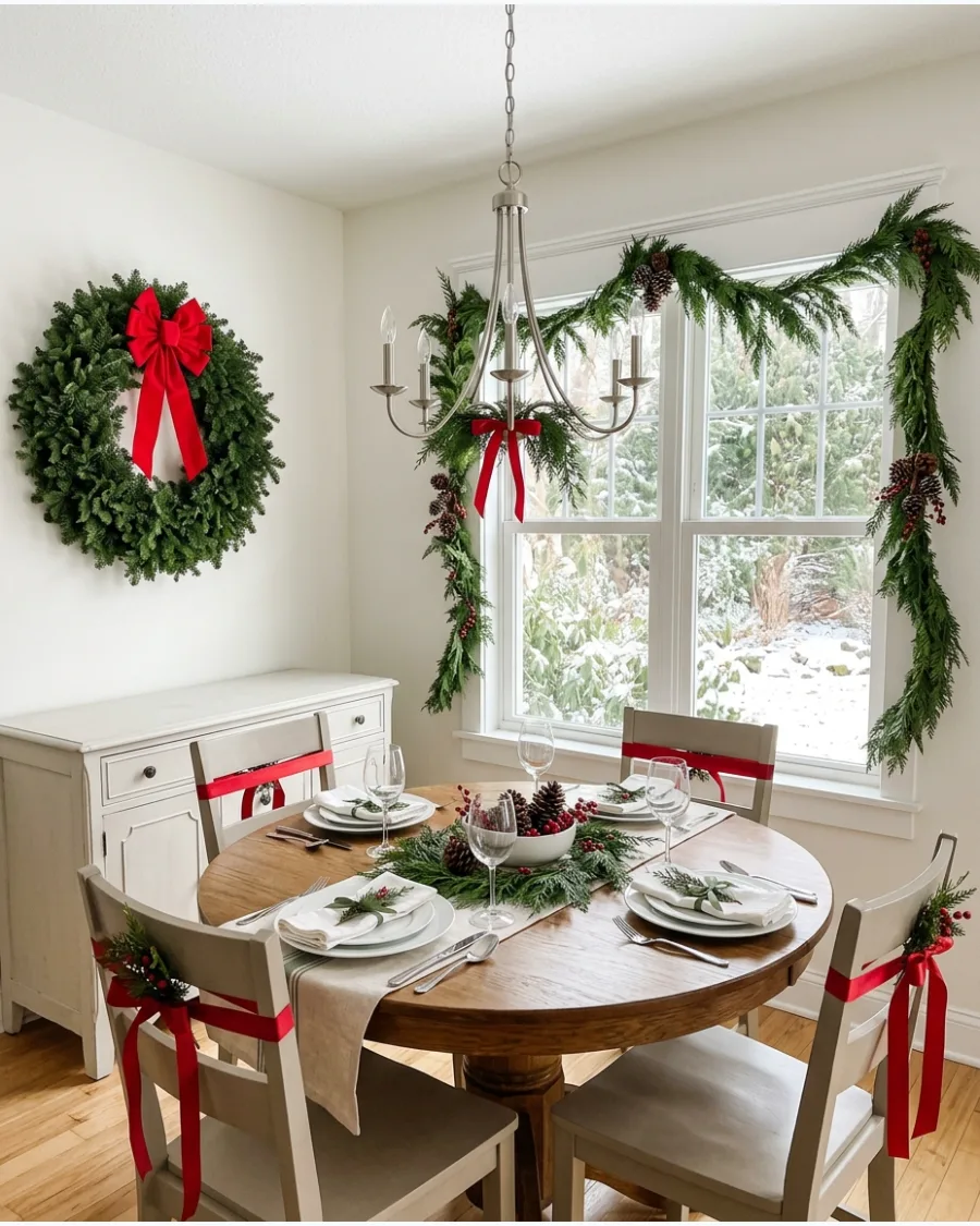 69. Christmas Dining Room Without a Tree