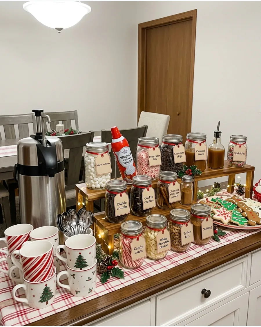 30. Ultimate Christmas Hot Cocoa Bar