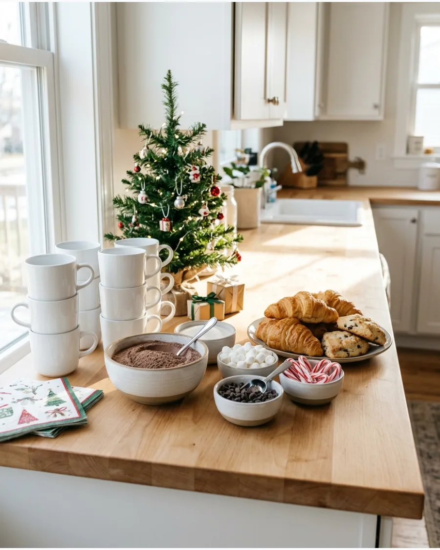 5. Christmas Morning Hot Cocoa Bar