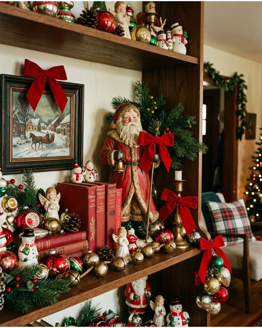 100. Collected Christmas Maximalist Shelf