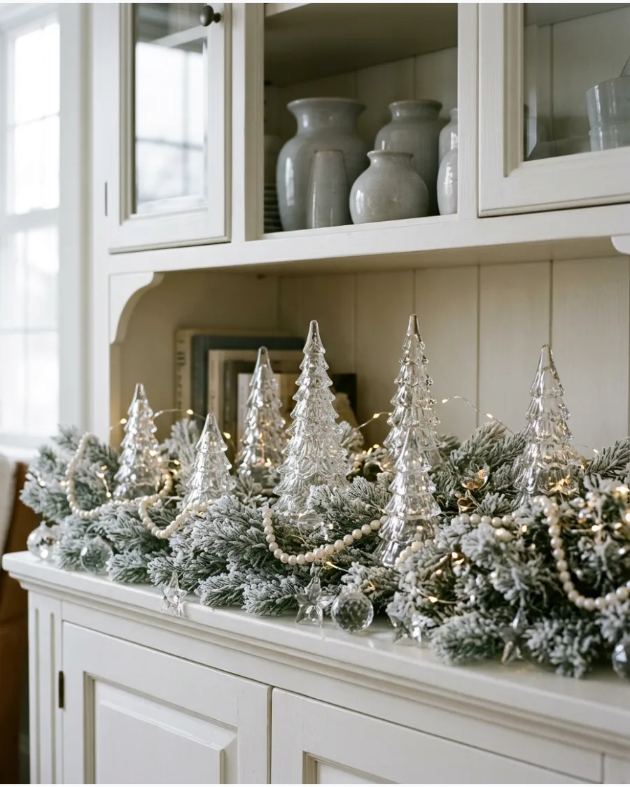 47. Pearl and Crystal Winter Shelf