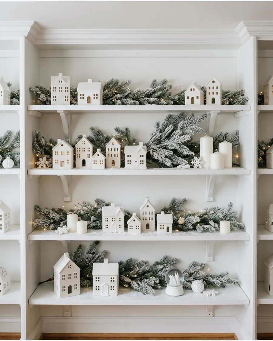 51. White Winter Wonderland Shelf