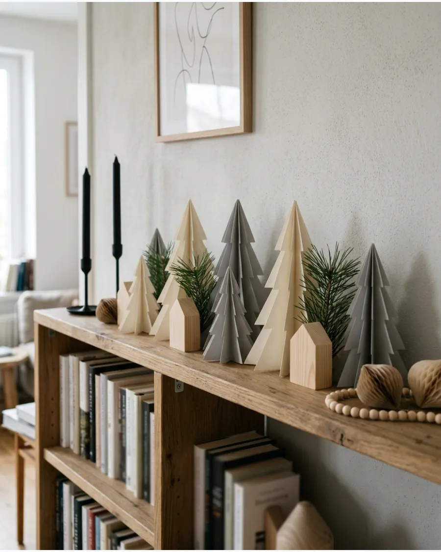 53. Scandinavian Paper Tree Shelf