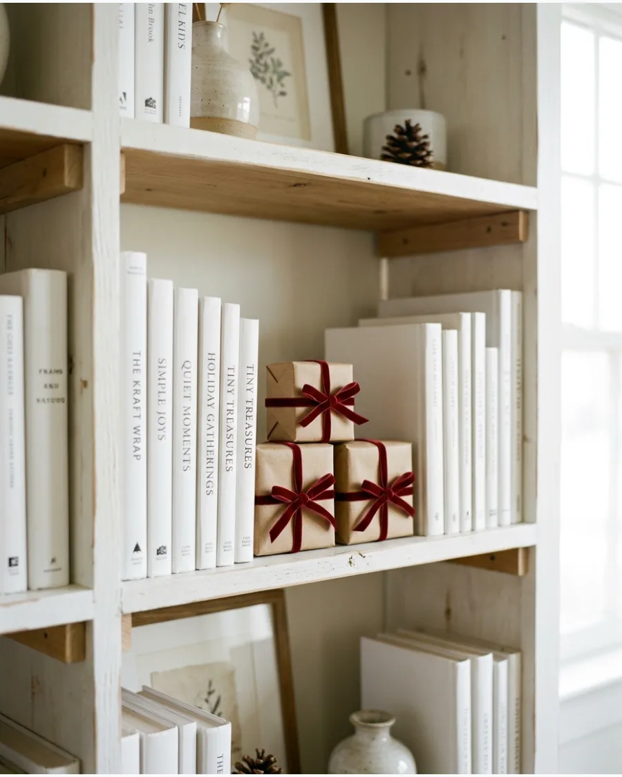 87. Mini Wrapped Present Shelf Fillers