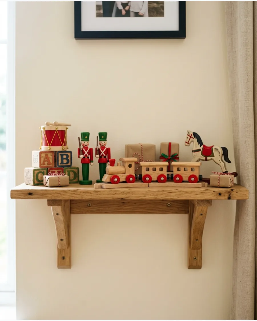 97. Wooden Toy Workshop Shelf