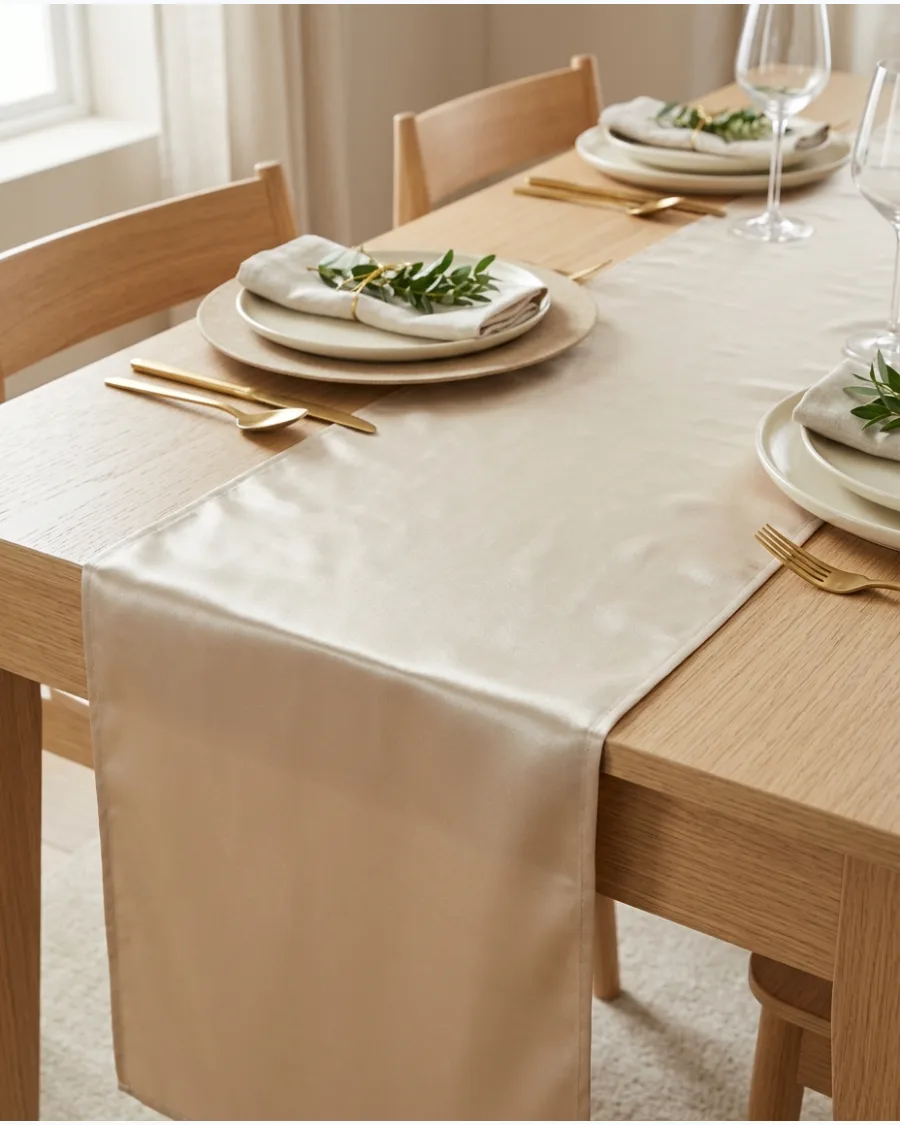 16. Champagne Christmas Table Runner