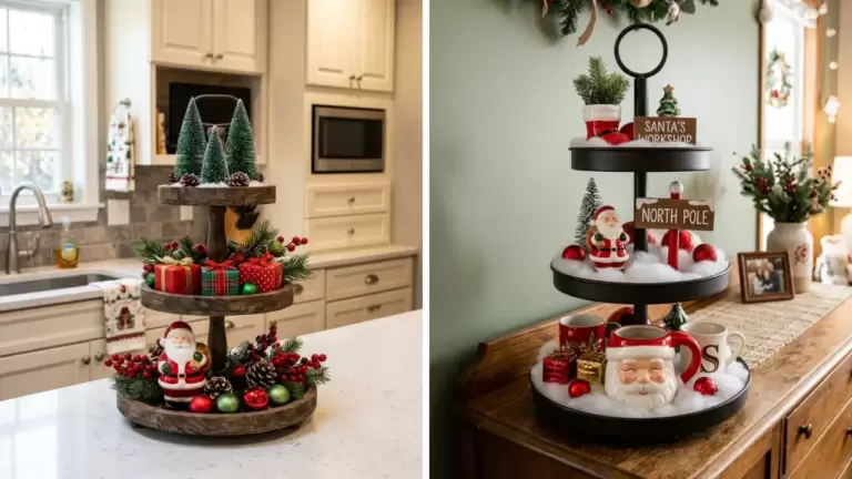 50 Christmas Tiered Tray Ideas