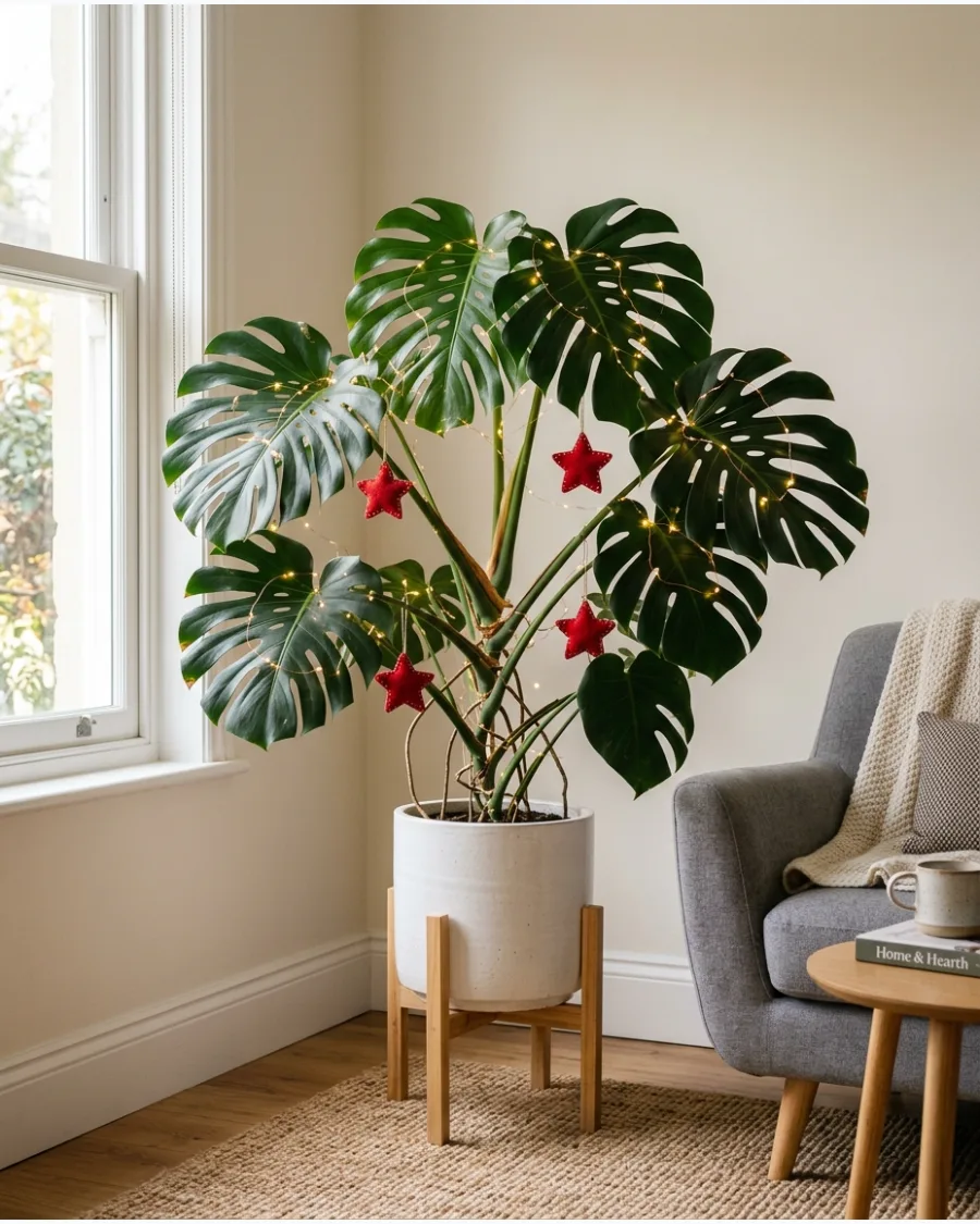 16. Decorated Large Houseplant
