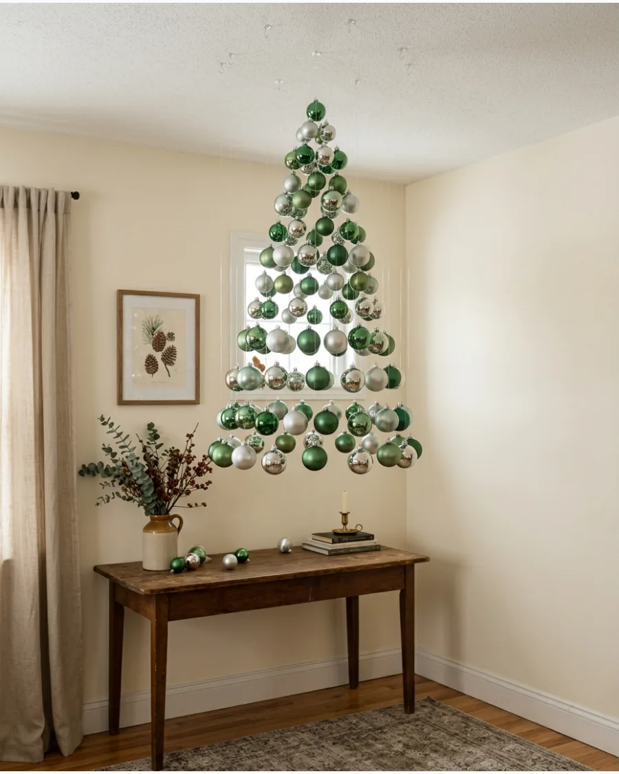 24. Hanging Ornament Christmas Tree