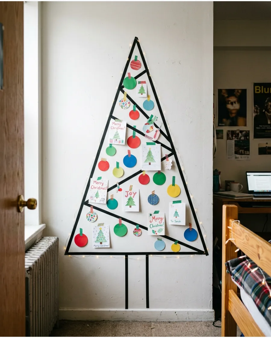 4. Washi Tape Christmas Tree