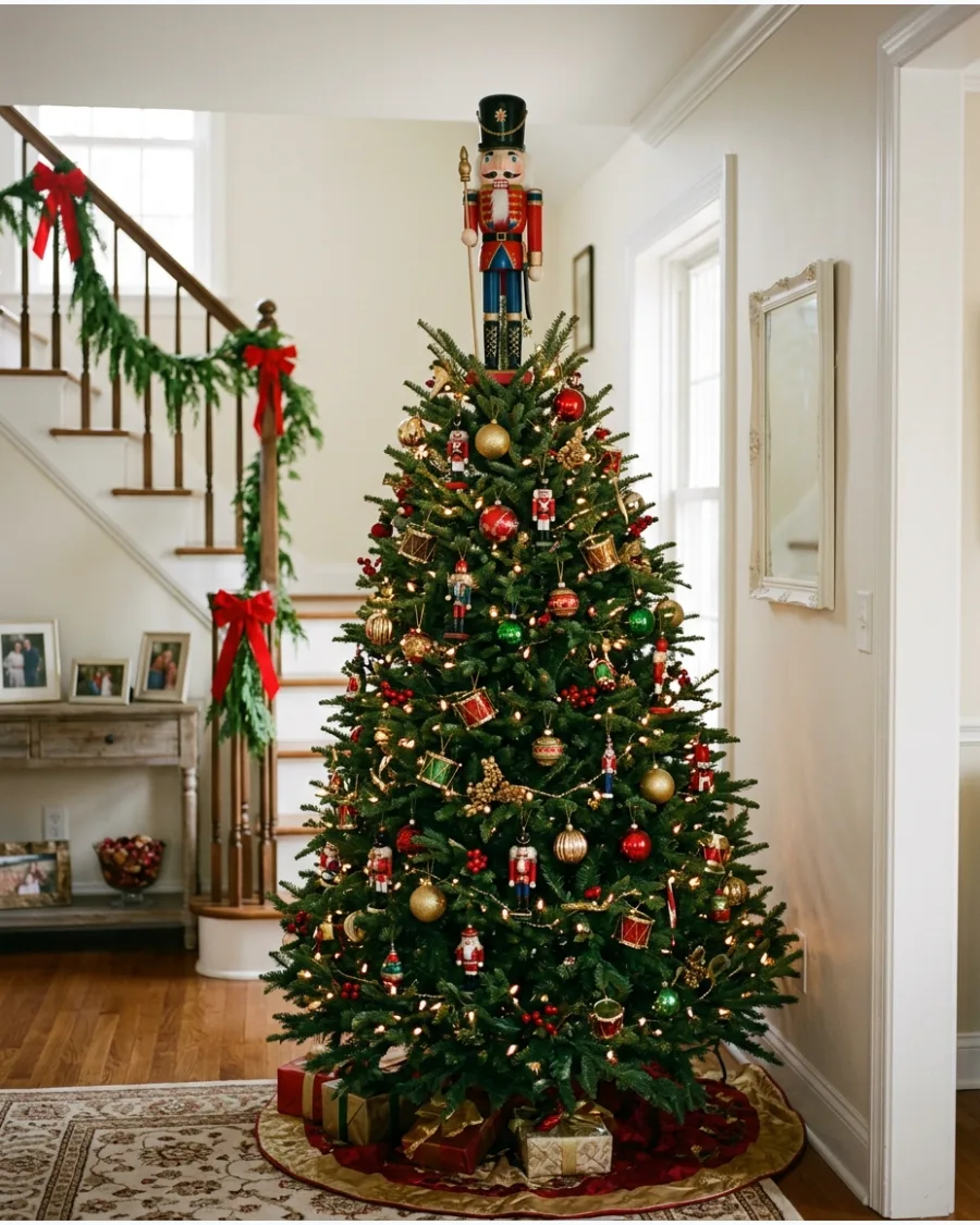45. Nutcracker Christmas Tree Topper