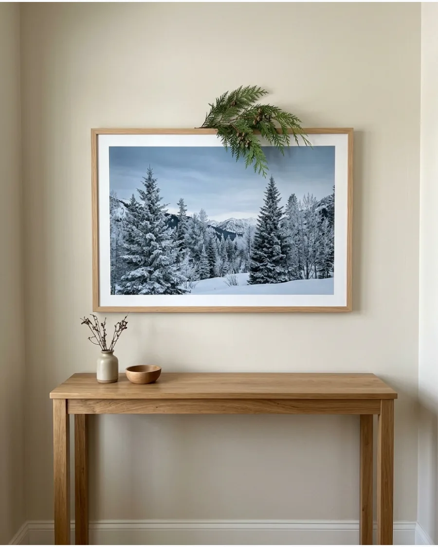45. Winter Landscape Christmas Wall Art