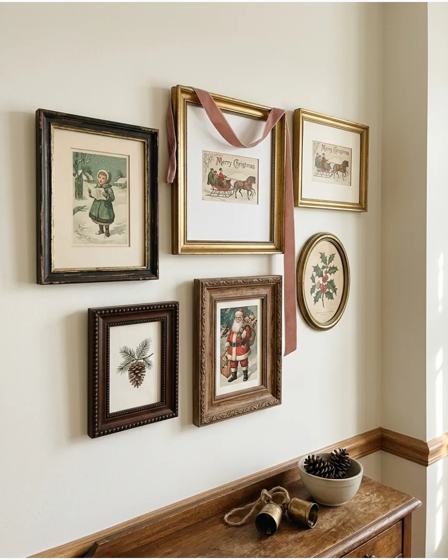64. Vintage Christmas Wall Decor