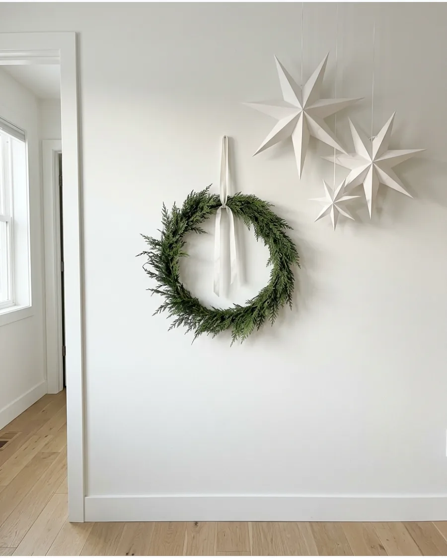 65. Scandinavian Christmas Wall Decor