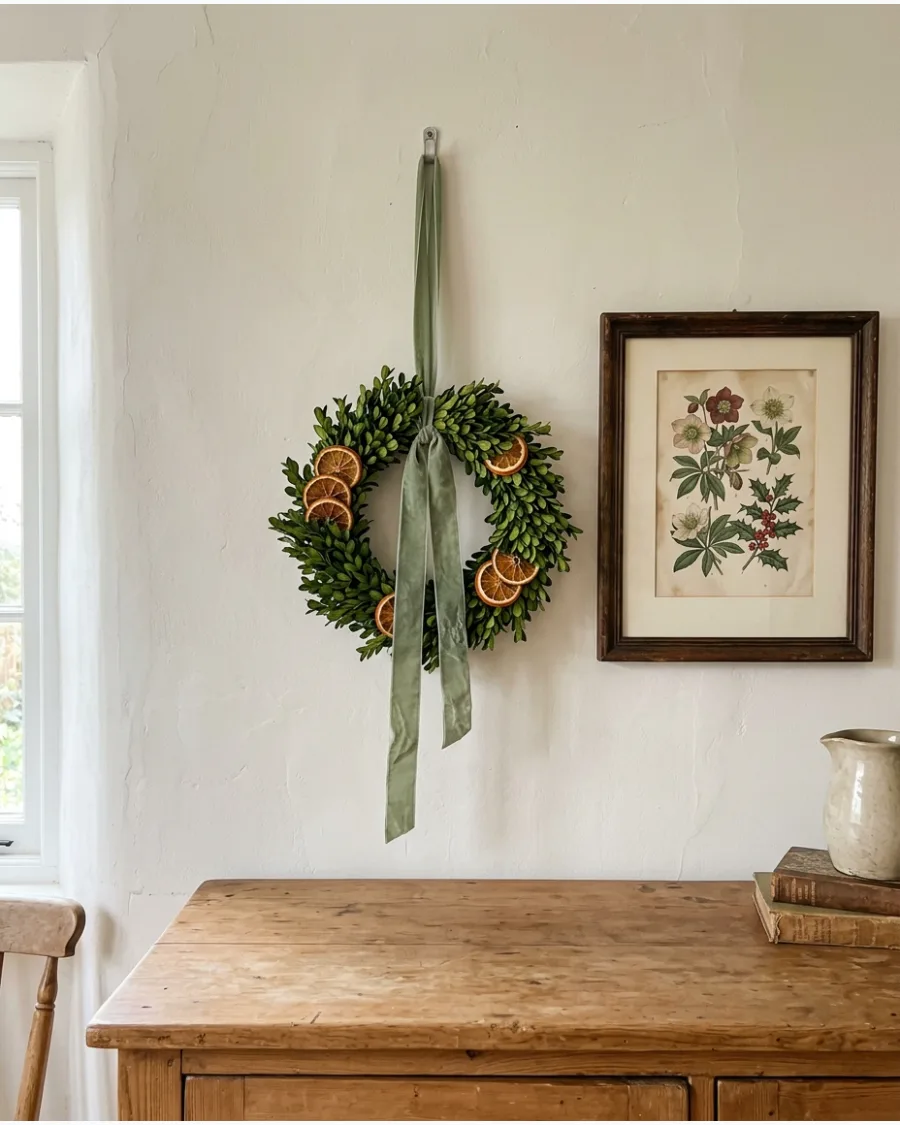 66. Cottage Christmas Wall Decor