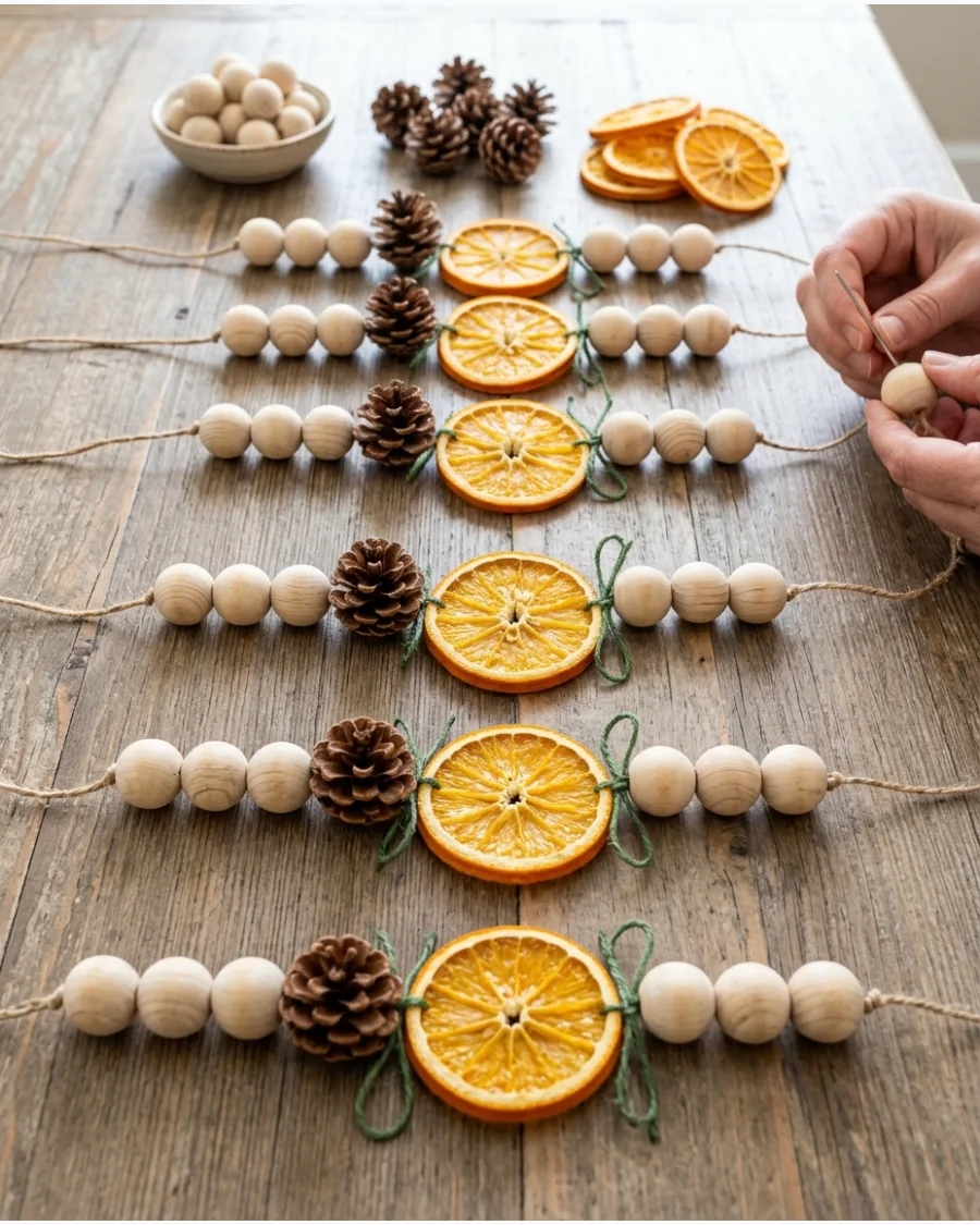 20. Farmhouse Dried Orange Garland