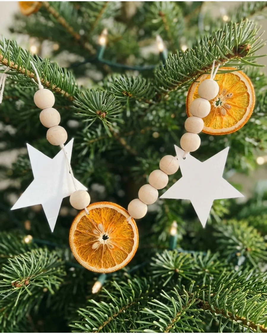 28. Scandinavian Dried Orange Tree Garland