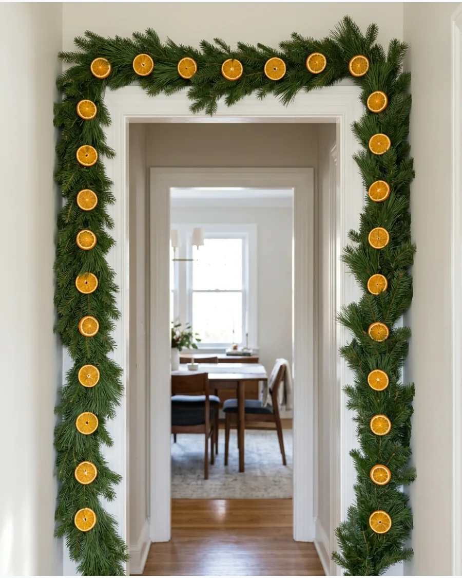 37. Dried Orange Doorway Garland
