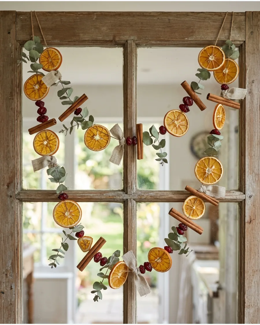 43. Cottagecore Dried Orange Garland