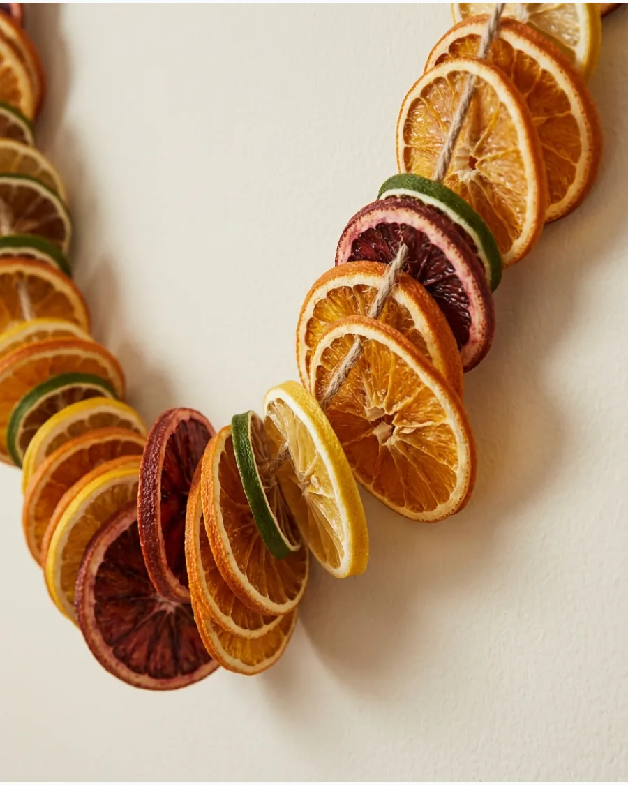 46. Dried Orange and Mixed Citrus Garland