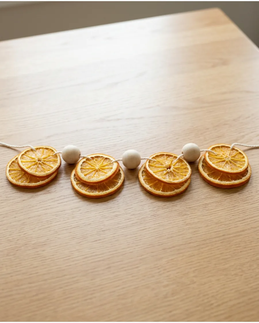 47. Double Dried Orange Slice Garland