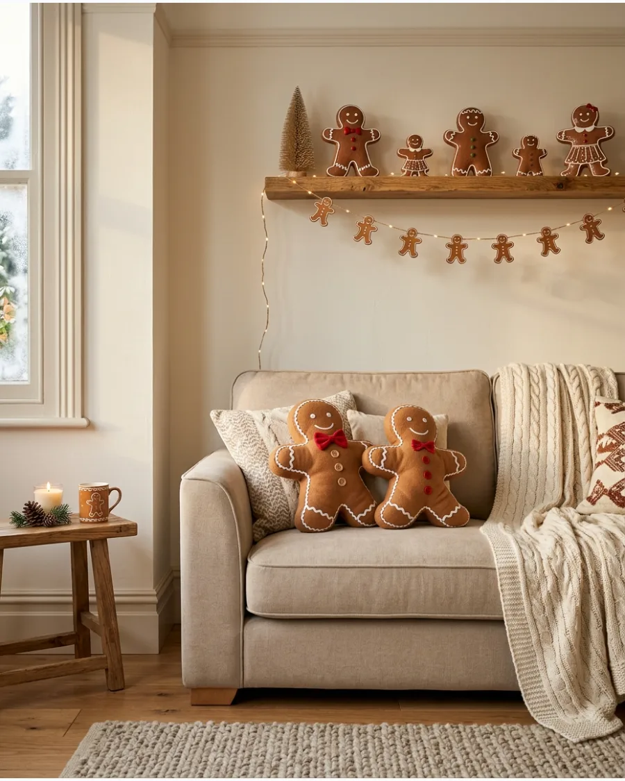 3. Gingerbread Man Christmas Decor