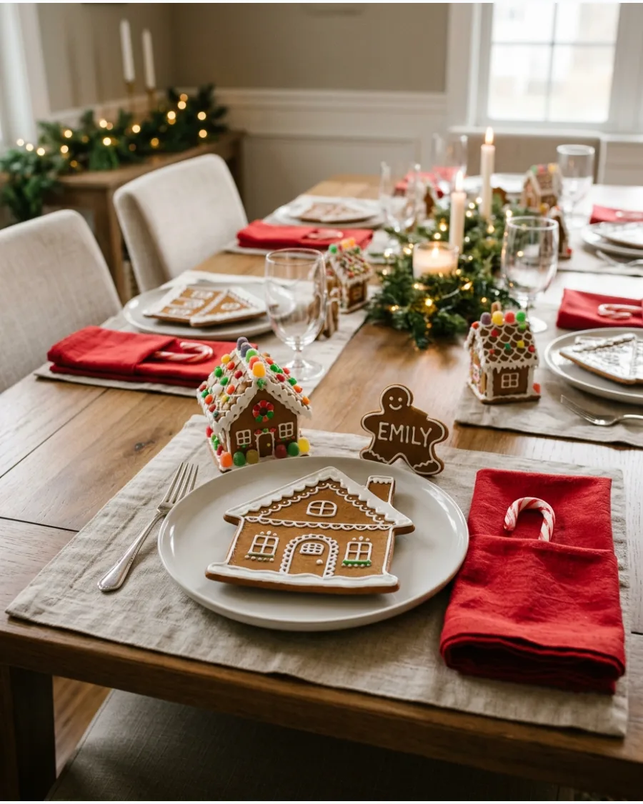46. Gingerbread Christmas Tablescape