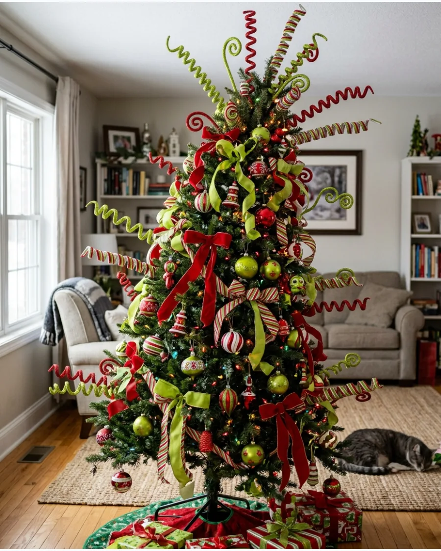 6. Crooked Whoville Christmas Tree