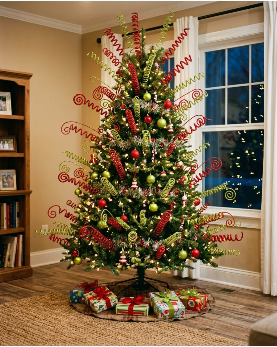 11. Whoville Curly Pick Christmas Tree