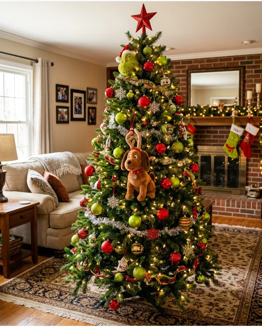 33. Grinch Christmas Tree With Max