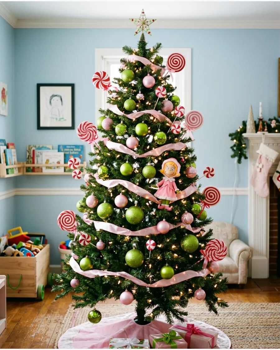 34. Grinch and Cindy Lou Christmas Tree