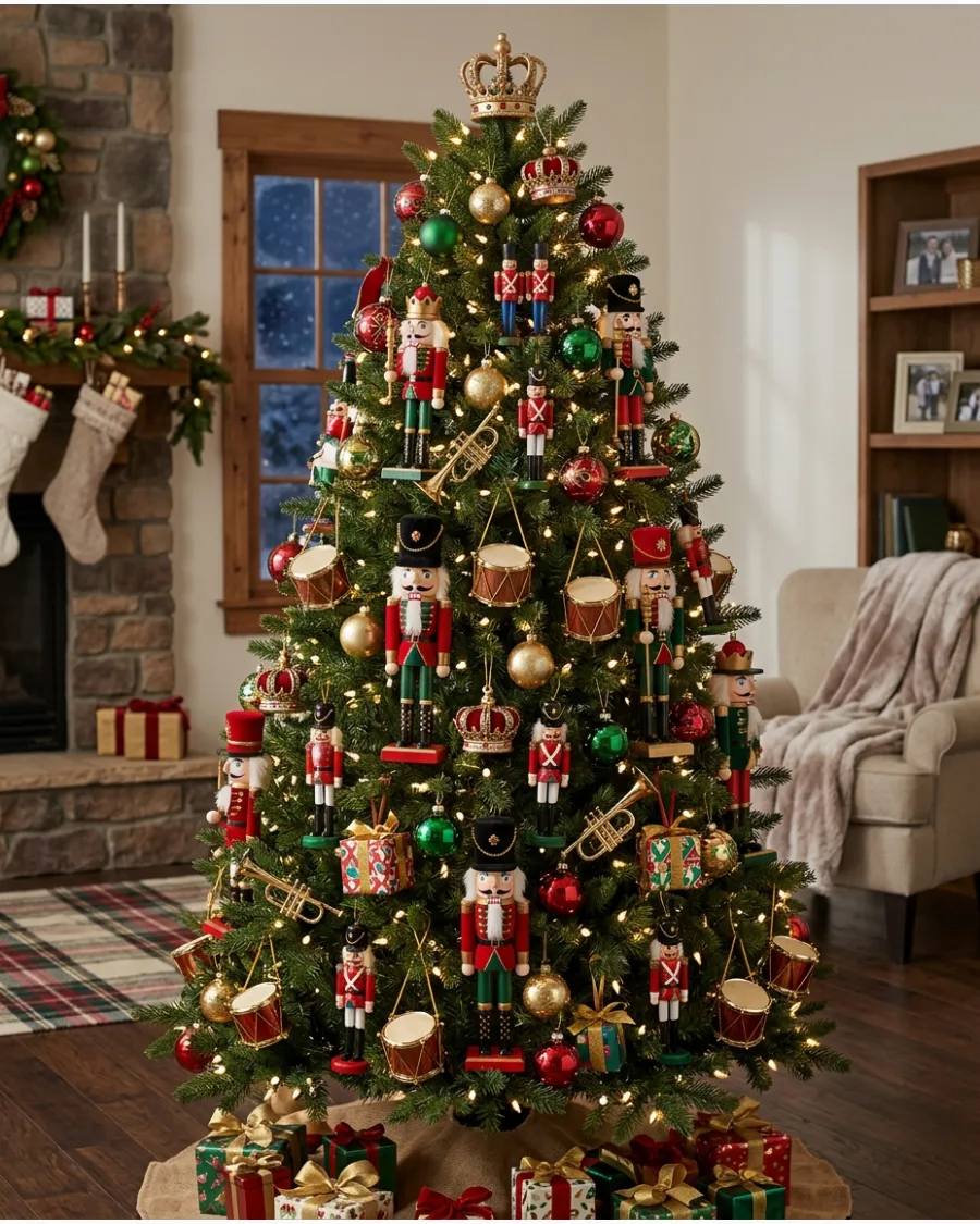 16. Nutcracker and Toy Soldier Christmas Tree