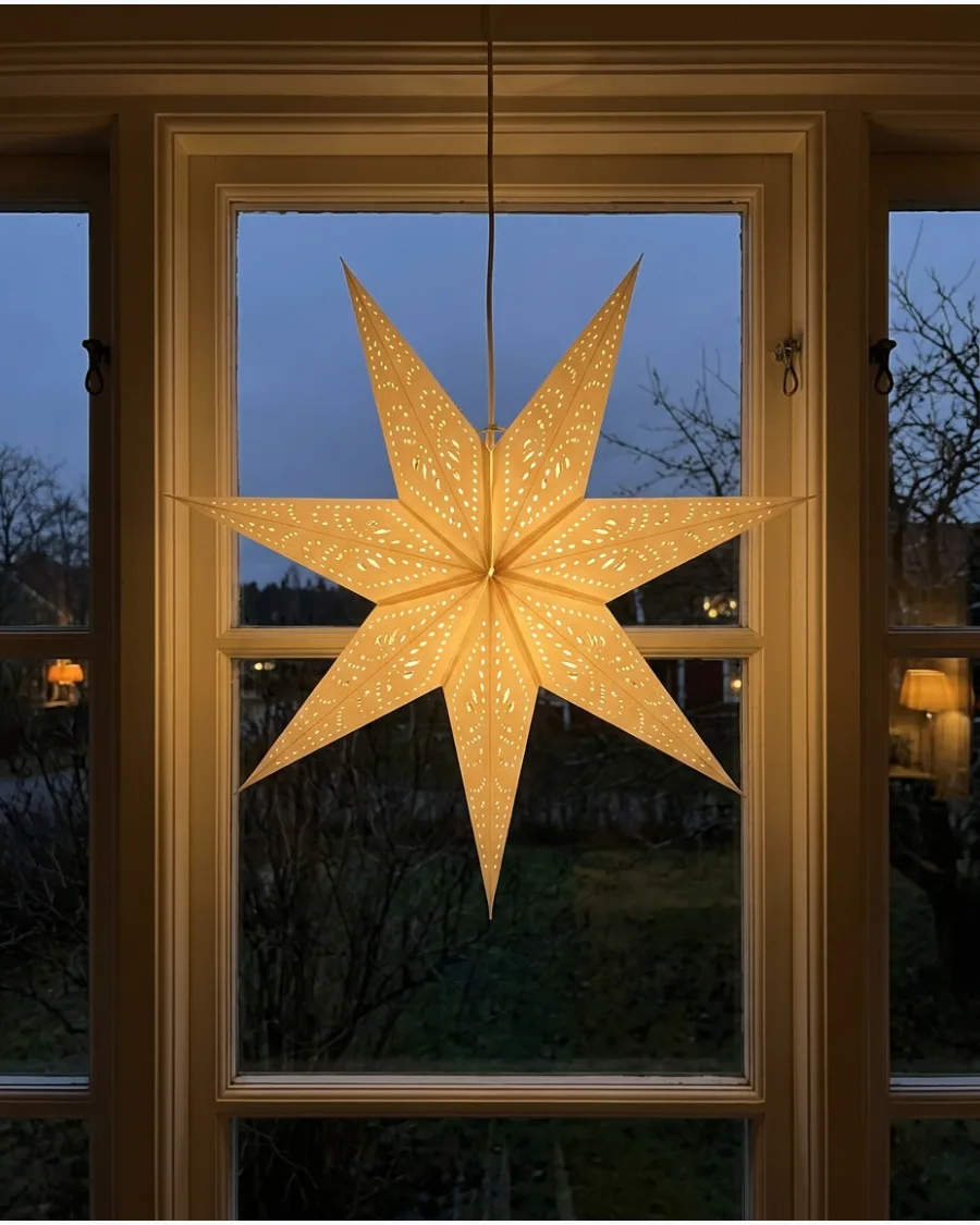 10. Illuminated Paper Advent Star