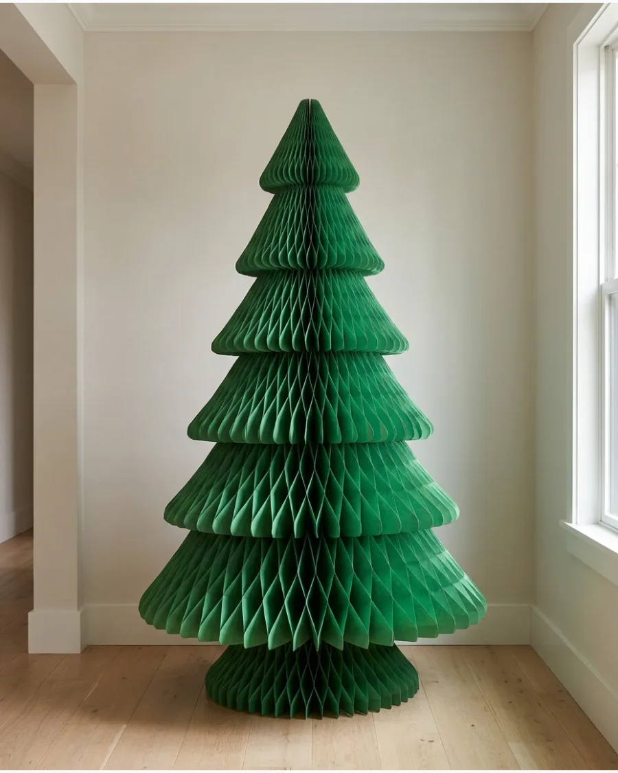 20. Oversized Paper Christmas Tree
