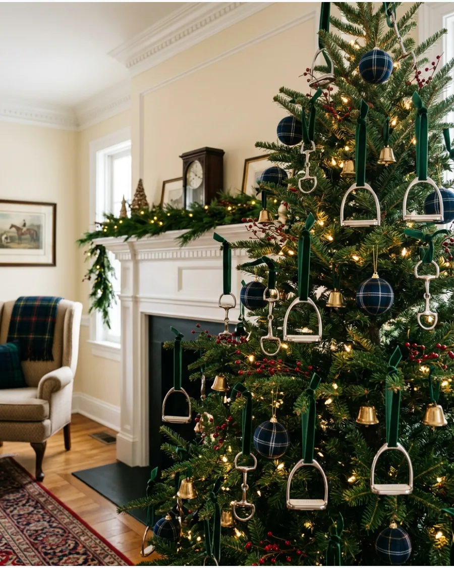 12. Stirrup and Snaffle-Bit Christmas Tree