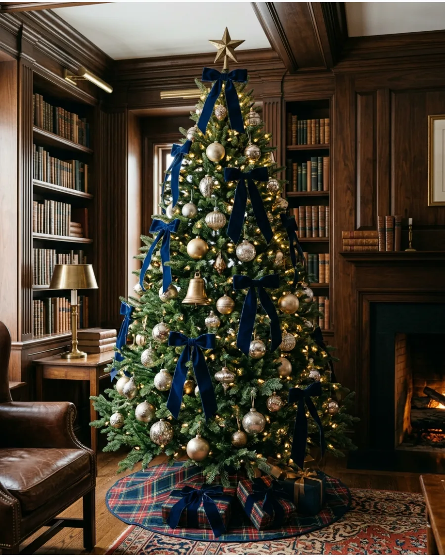 21. Mixed-Metal Ralph Lauren Christmas Tree