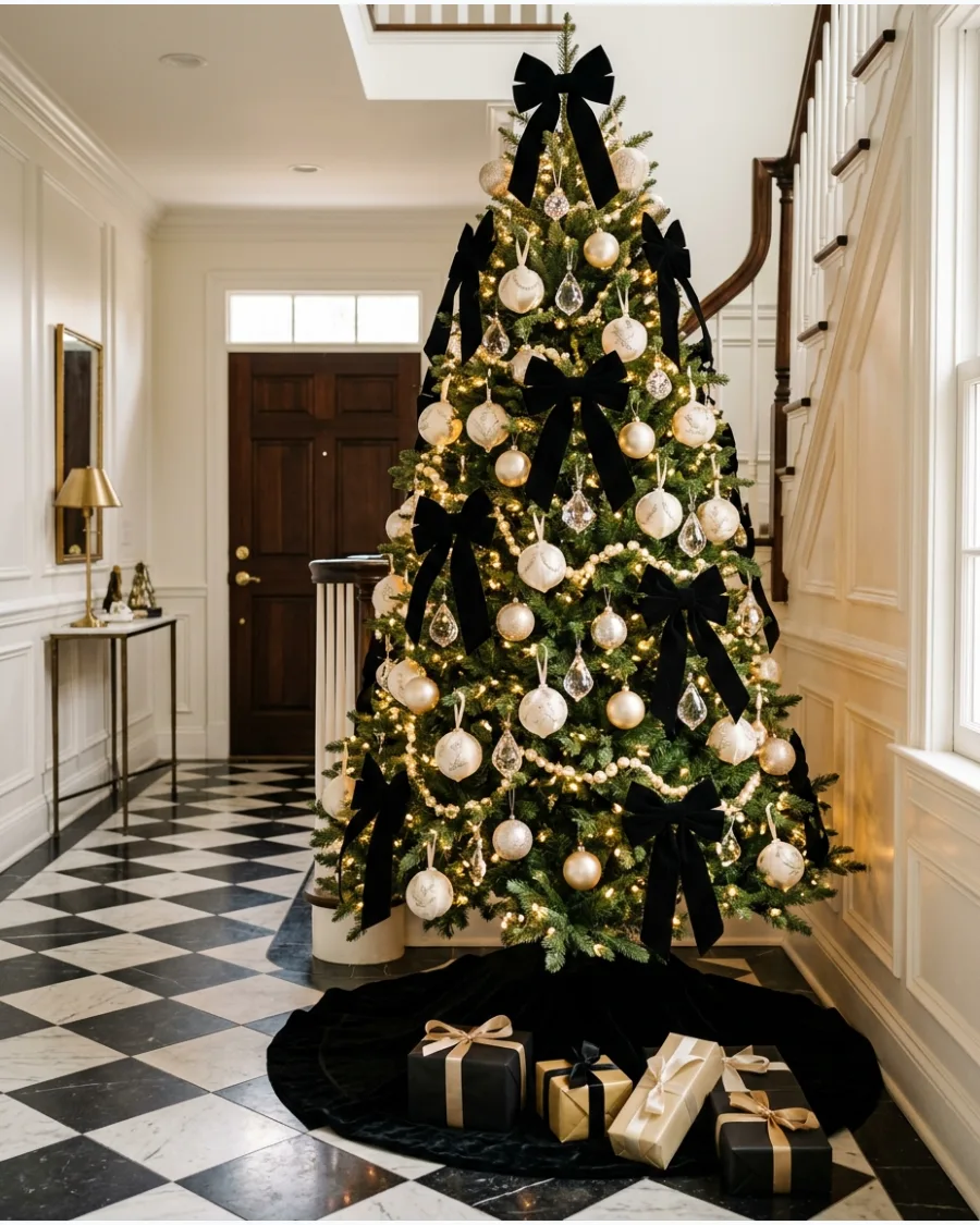 23. Black-Tie Ralph Lauren Christmas Tree