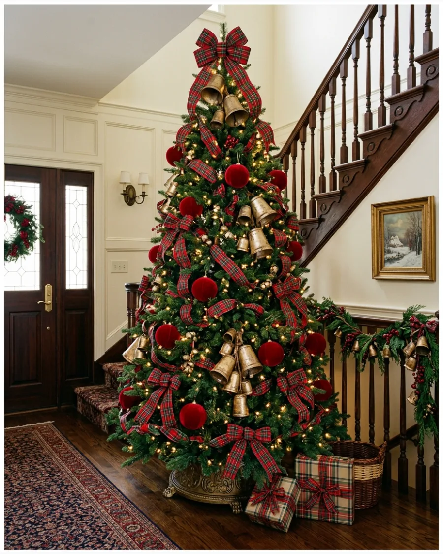 3. Royal Stewart Tartan Christmas Tree