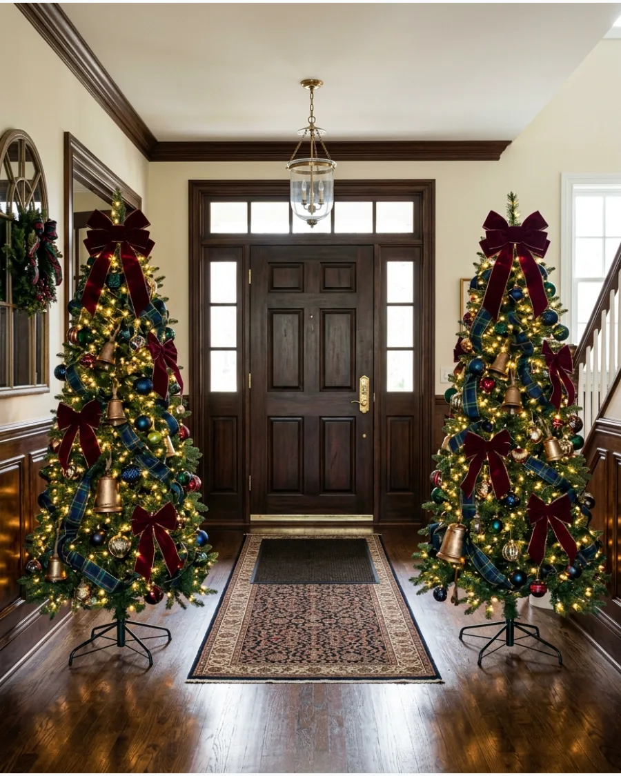 48. Matching Ralph Lauren Foyer Christmas Trees