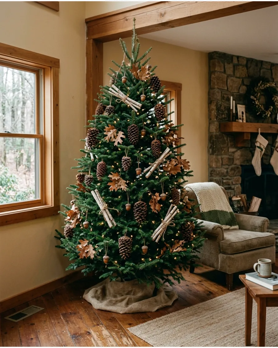 10. Foraged Woodland Christmas Tree