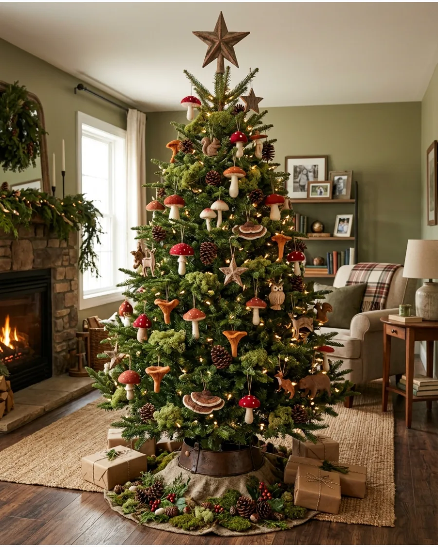 22. Mushroom Woodland Christmas Tree